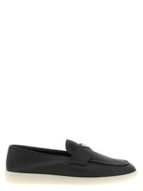 Prada Deer Skin Loafers Black