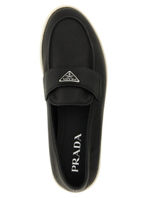 Prada Deer Skin Loafers Black