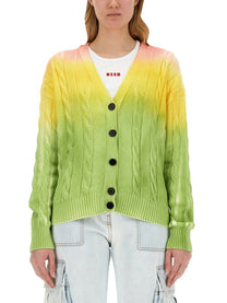 MSGM Women's Degrade Cardigan Multicolor MSGM