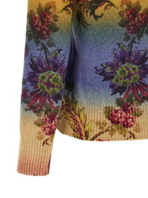 ETRO Dégradé Jacquard Sweater Gold