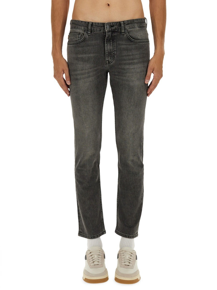 BOSS Men's Delaware Slim Fit Jeans Grey
