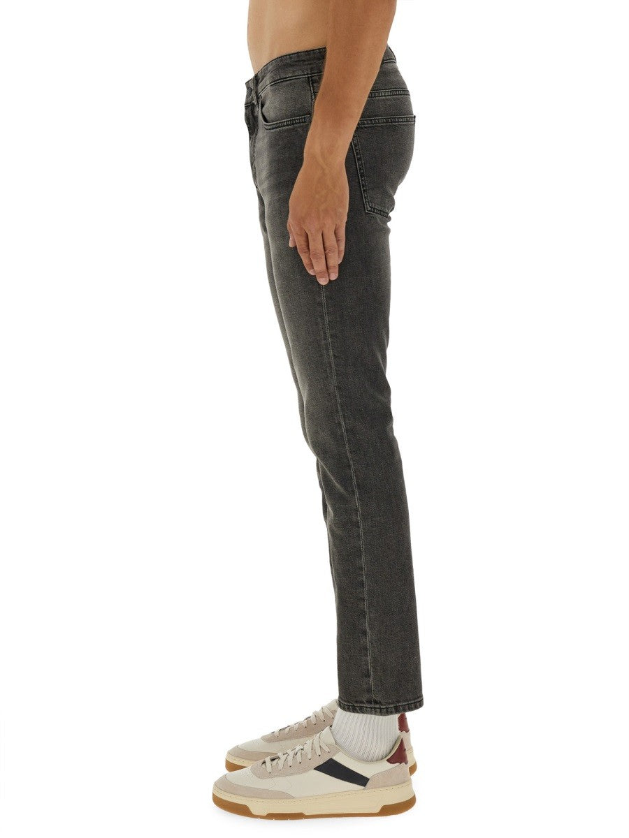 BOSS Men's Delaware Slim Fit Jeans Grey, view 4