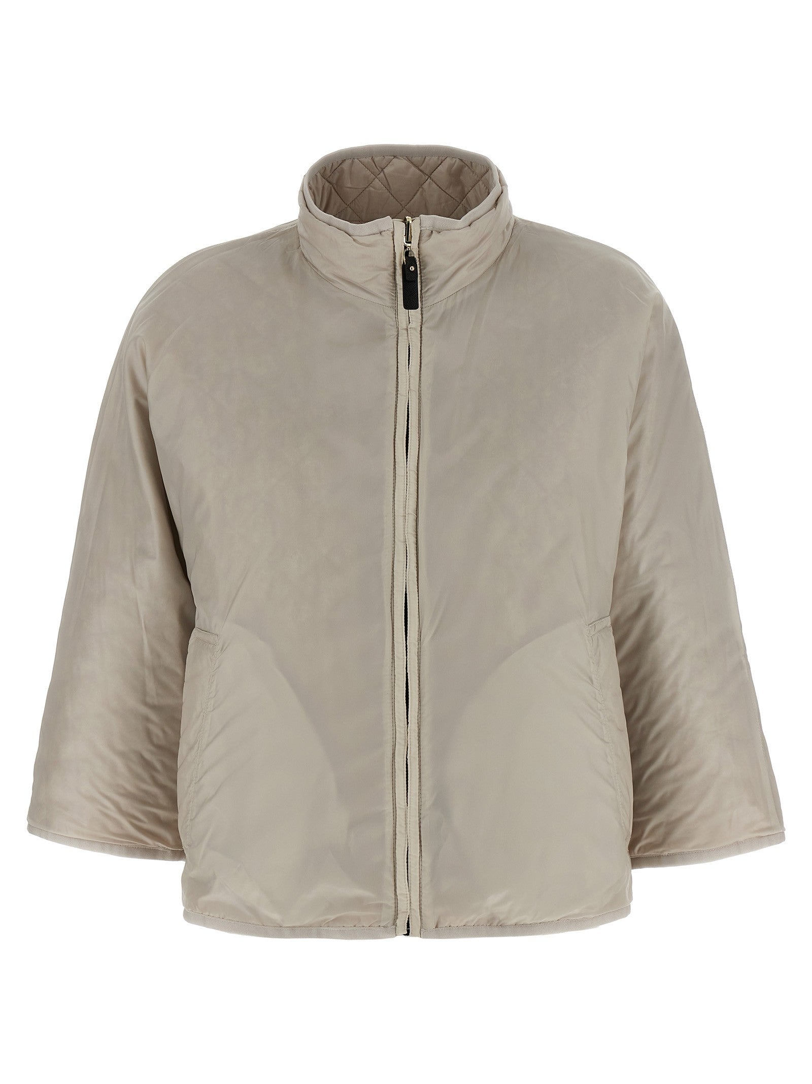 Max Mara The Cube Delfina Reversible Hood Grey