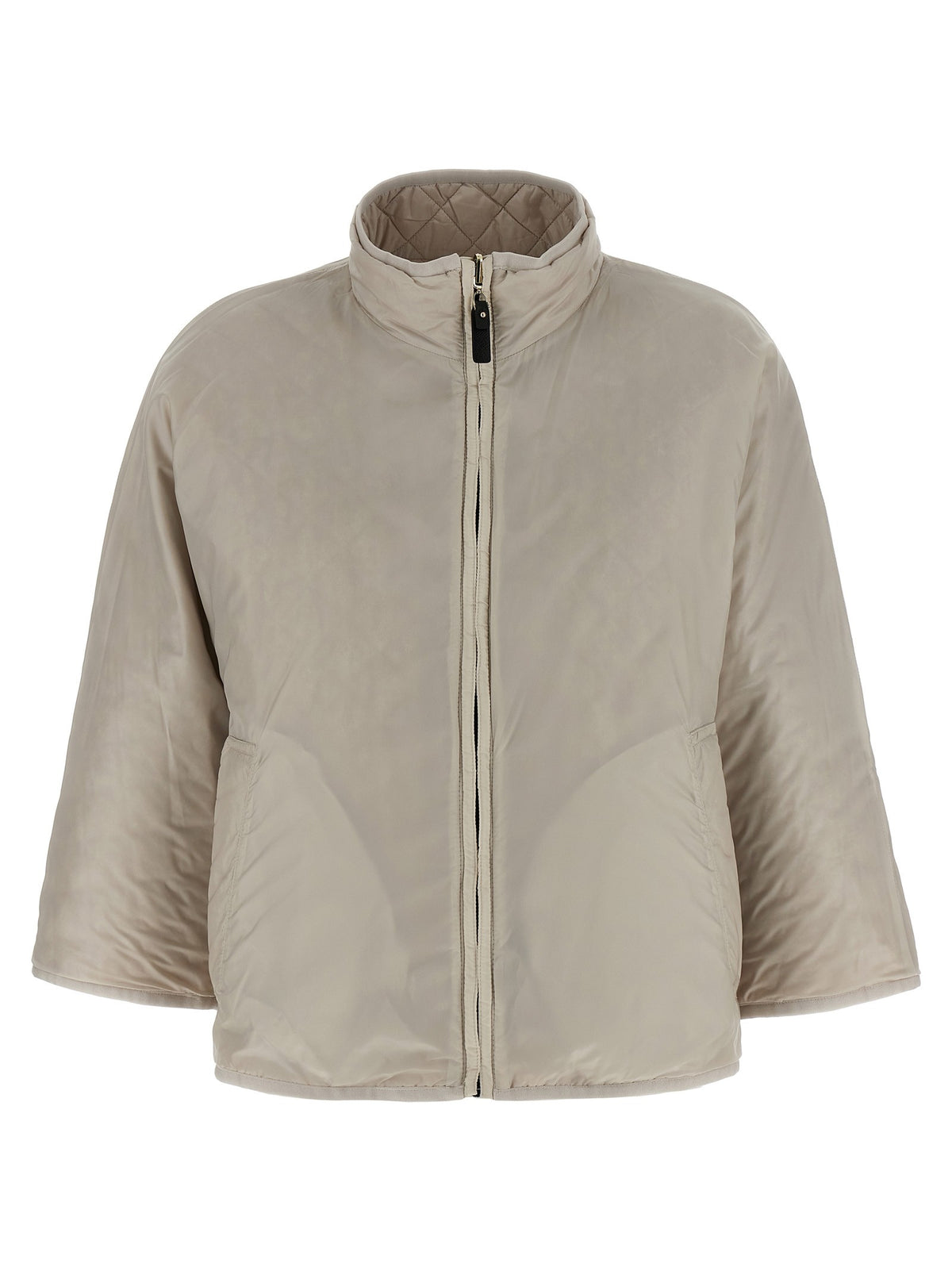Max Mara The Cube Delfina Reversible Hood Grey, view 2