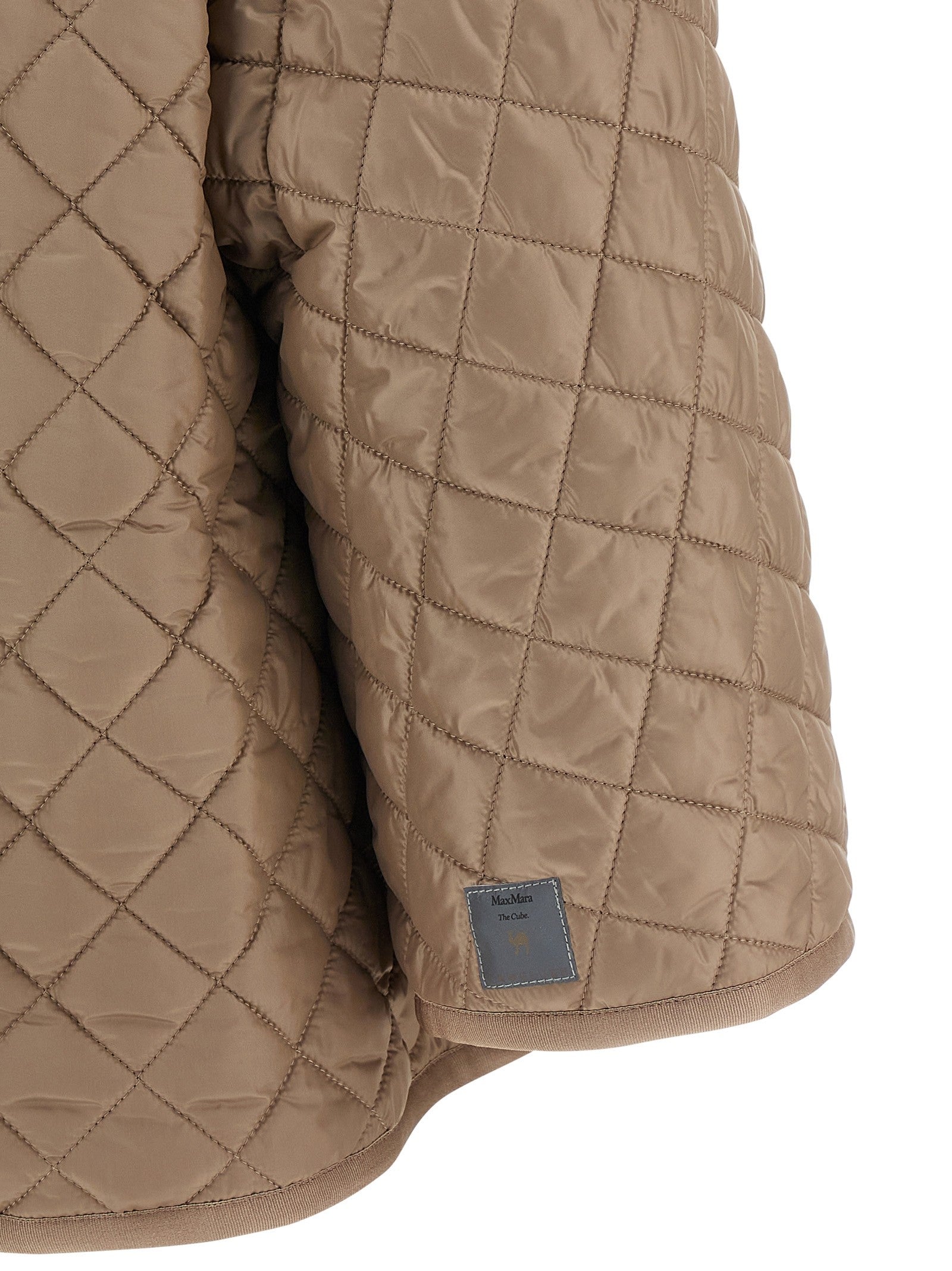 Max Mara The Cube Delfina Reversible Hood Beige