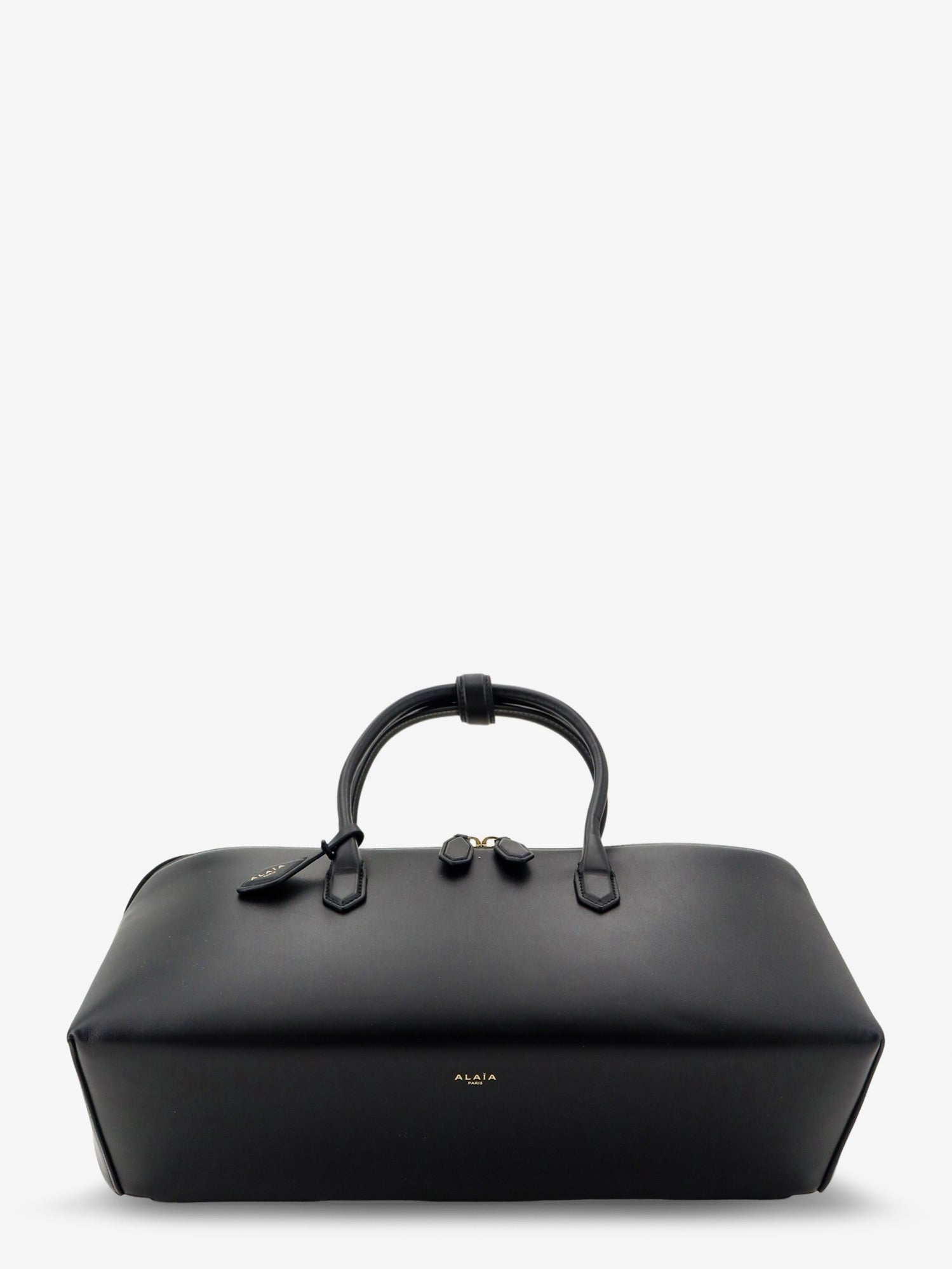 ALAÏA Women's Delta Medium Leather Handbag Black