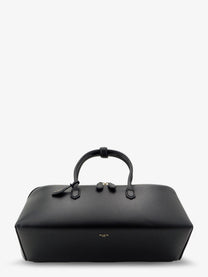 ALAÏA Women's Delta Medium Leather Handbag Black