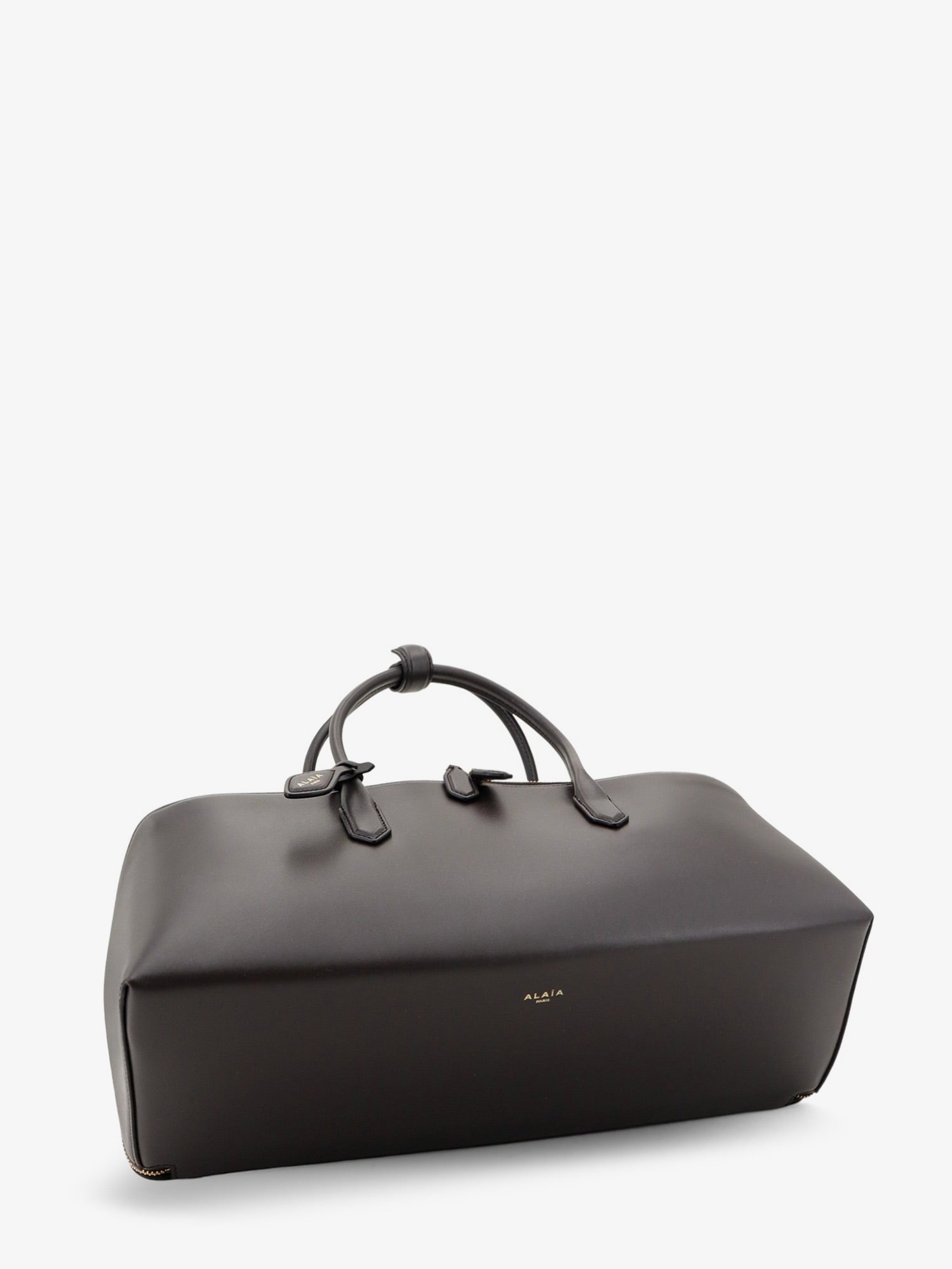 ALAÏA Women's Delta Medium Leather Handbag Brown