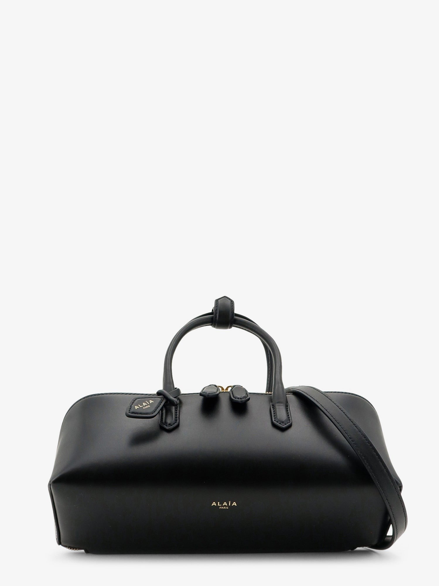 ALAÏA Women's Delta Small Leather Handbag Black