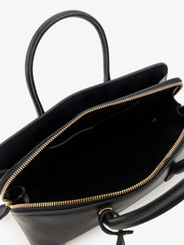 ALAÏA Women's Delta Small Leather Handbag Black