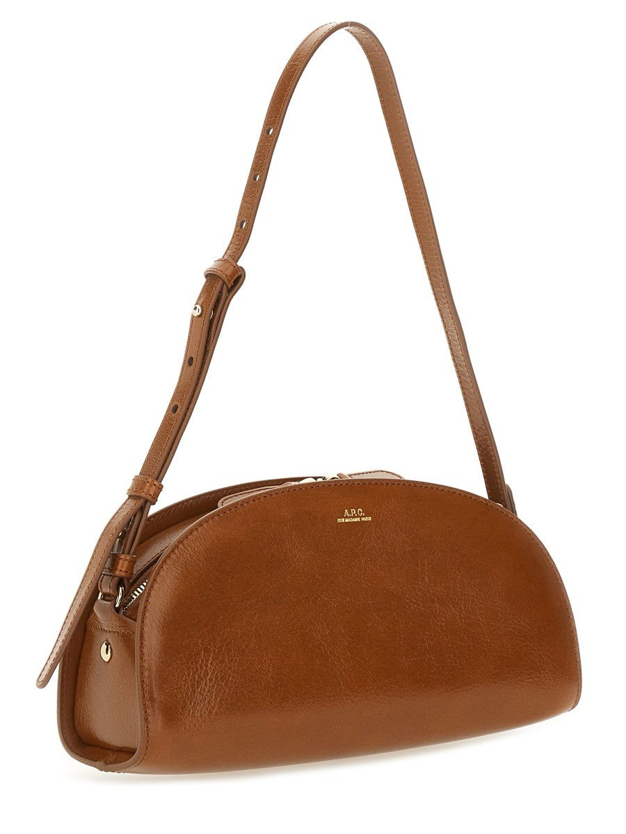 A.P.C Women's Demi Lune Bag Brown
