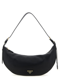 PRADA Demi Lune Shoulder Bag Black
