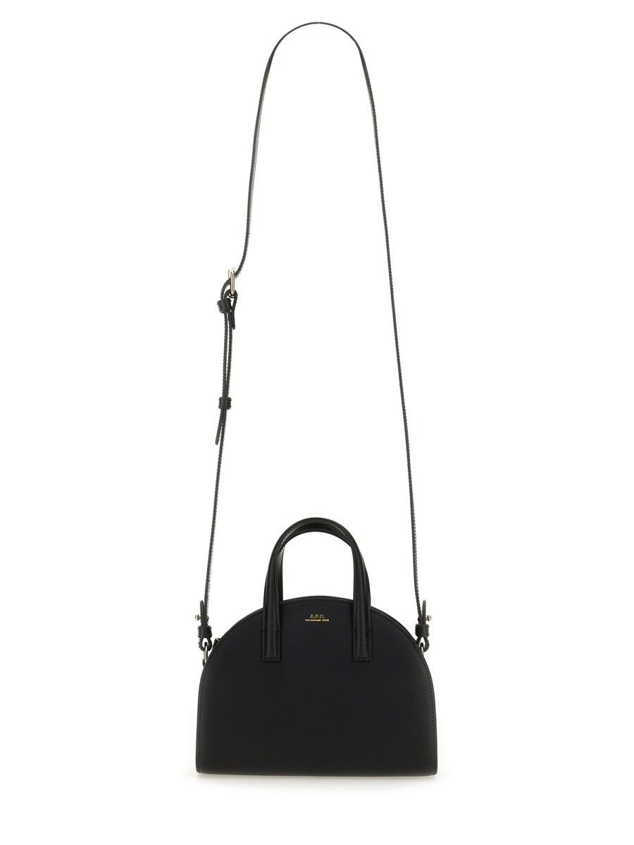 A.P.C Women's Demi Lune Tote Bag Small Black