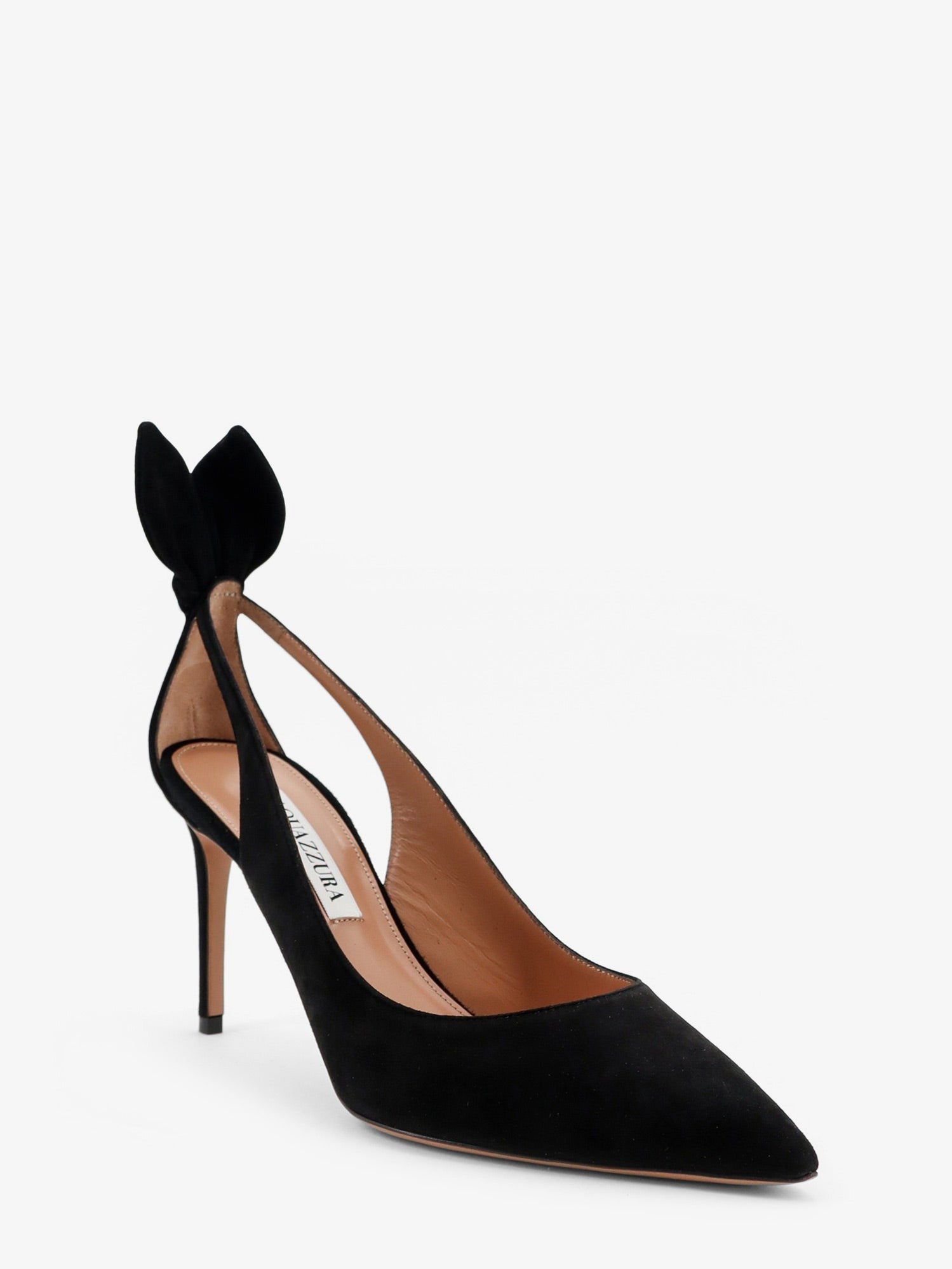 Aquazzura Women's Deneuve Suede Pumps Black