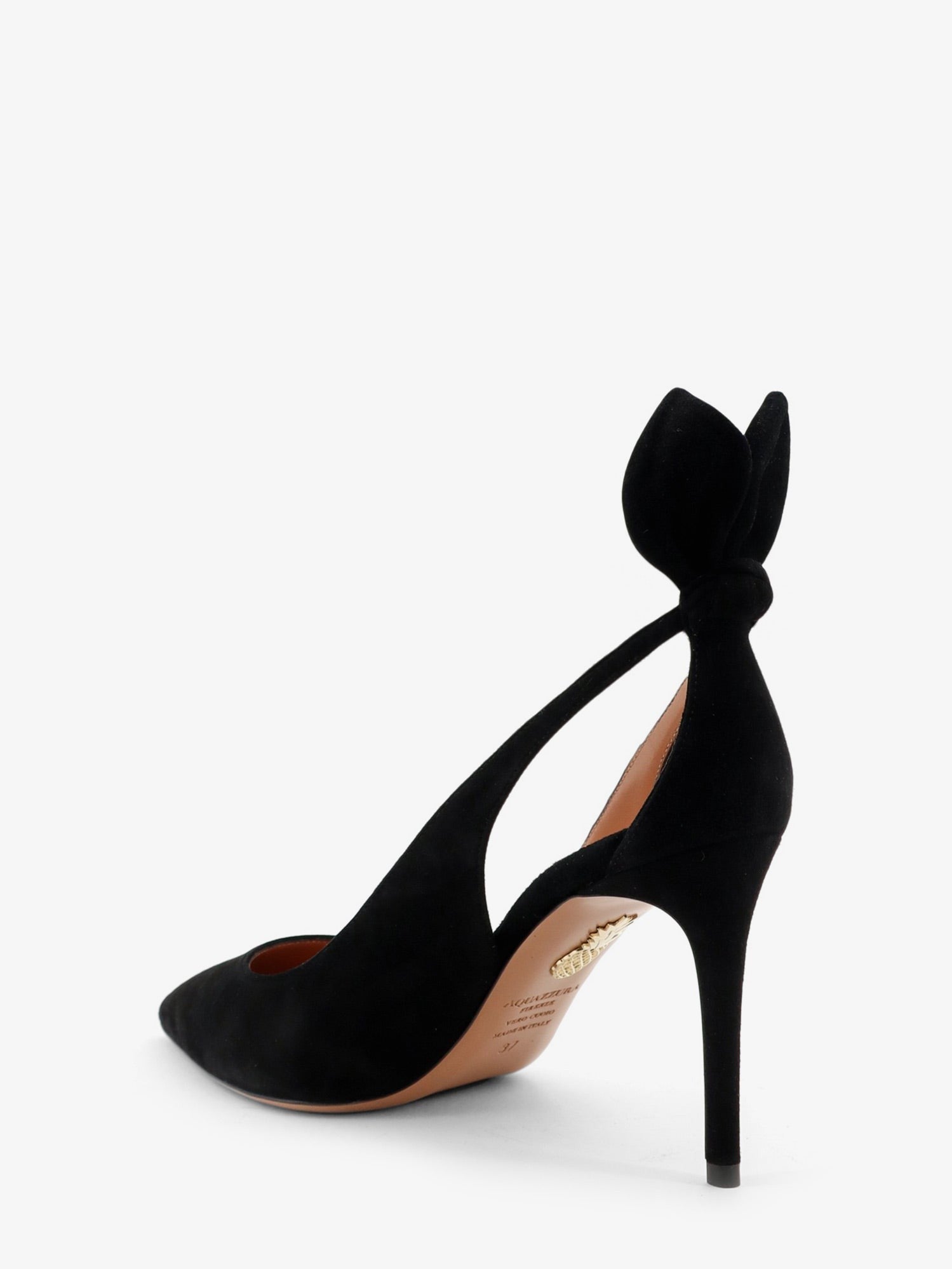 Aquazzura Women's Deneuve Suede Pumps Black