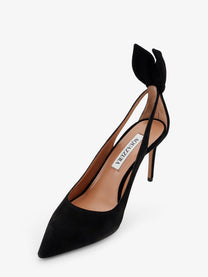 Aquazzura Women's Deneuve Suede Pumps Black