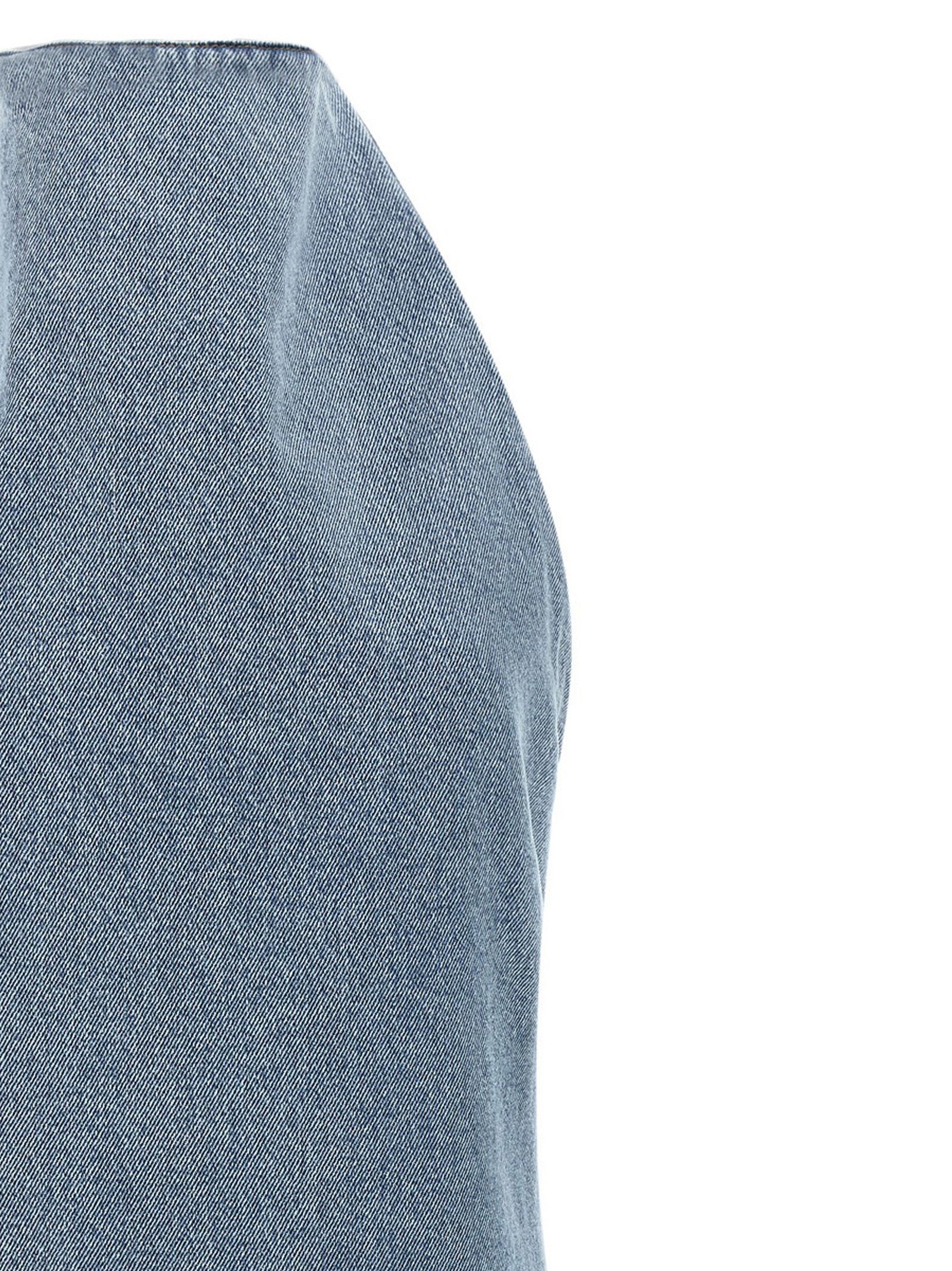 Magda Butrym Denim Dress Dress Blue