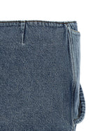 Magda Butrym Denim Skirt Skirt Blue, view 4