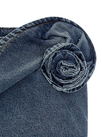 Magda Butrym Denim Skirt Skirt Blue