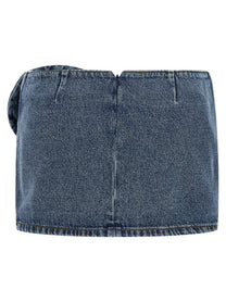 Magda Butrym Denim Skirt Skirt Blue