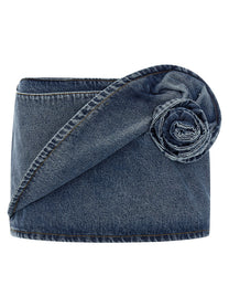 Magda Butrym Denim Skirt Skirt Blue