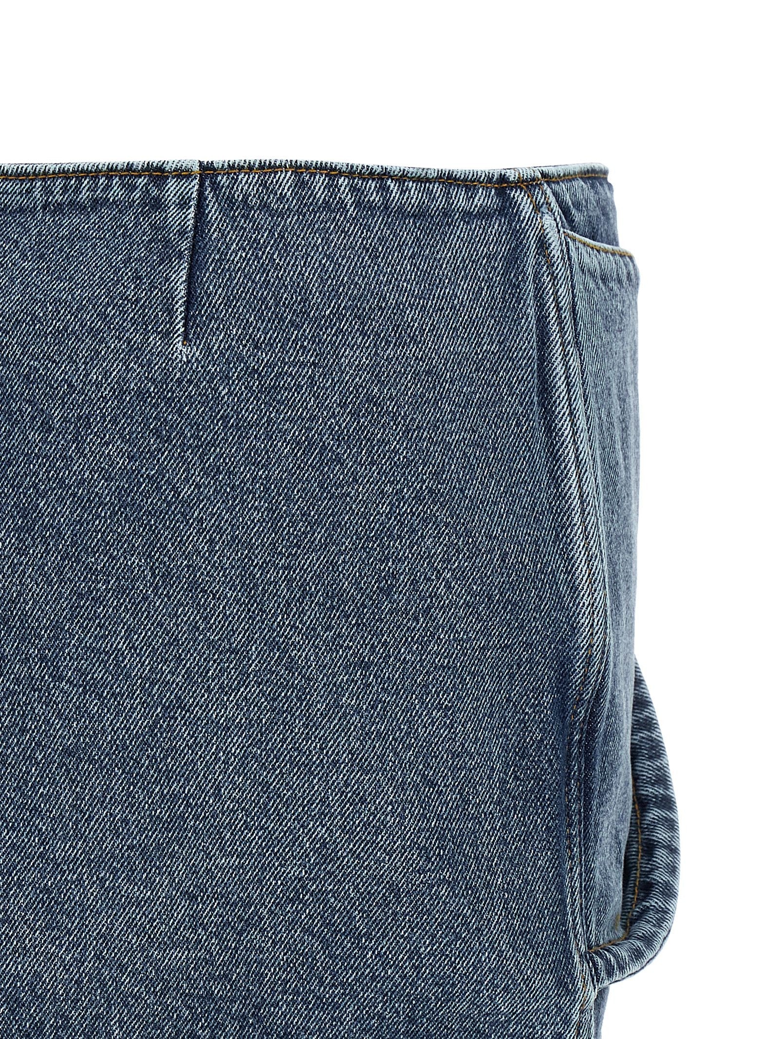 Magda Butrym Denim Skirt Skirt Blue