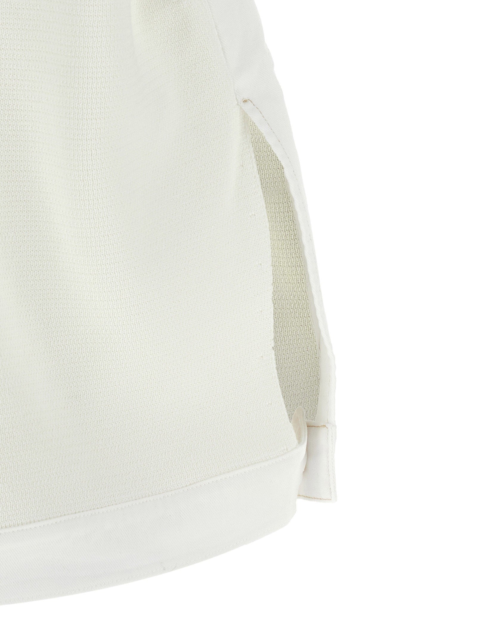 Fabiana Filippi Denim and Knit Vest White