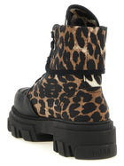 Ganni Denim Ankle Boots Gold, view 3