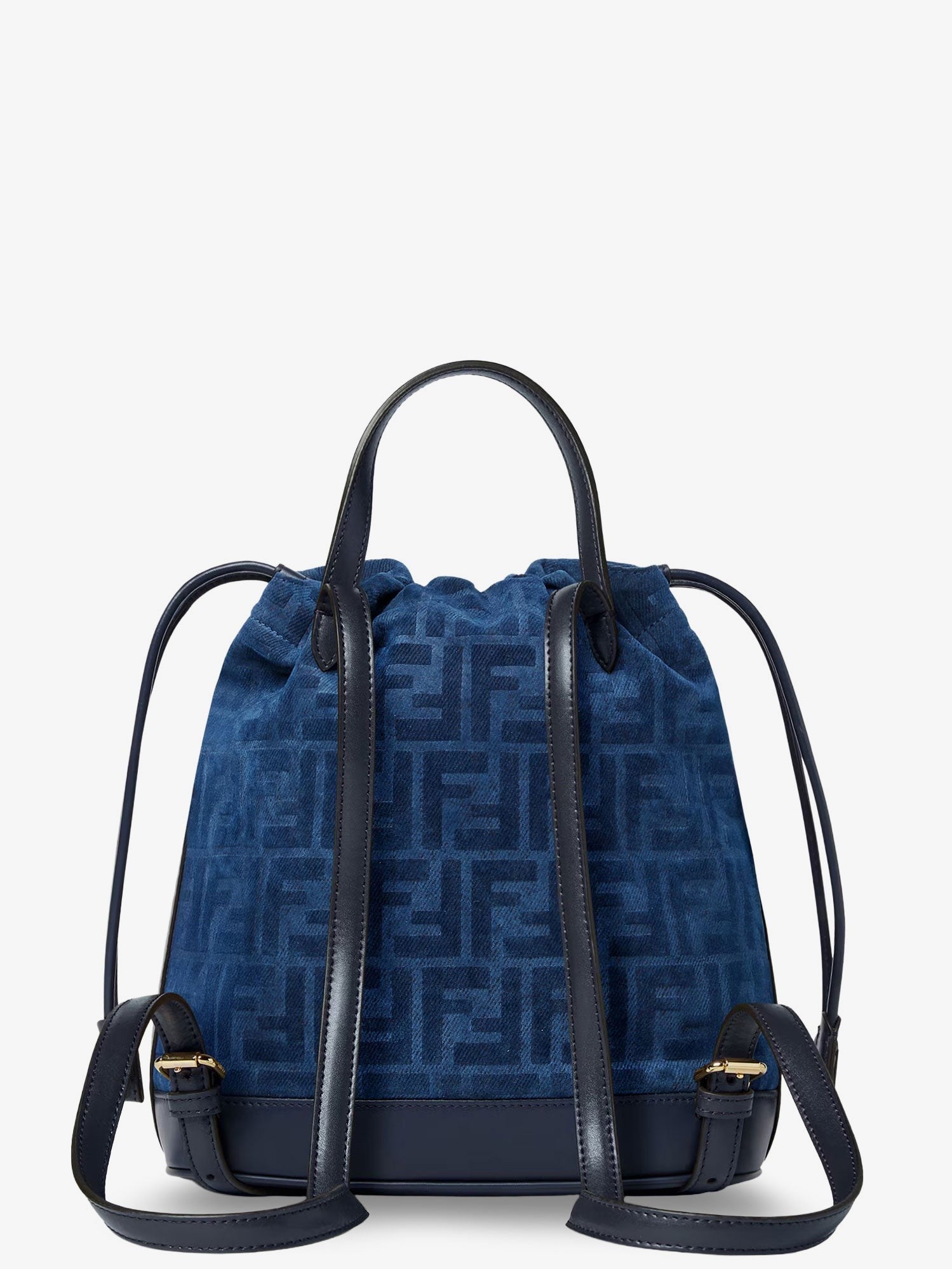 Fendi Women's Denim Backpack Grey