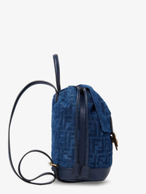 Fendi Women's Denim Backpack Grey