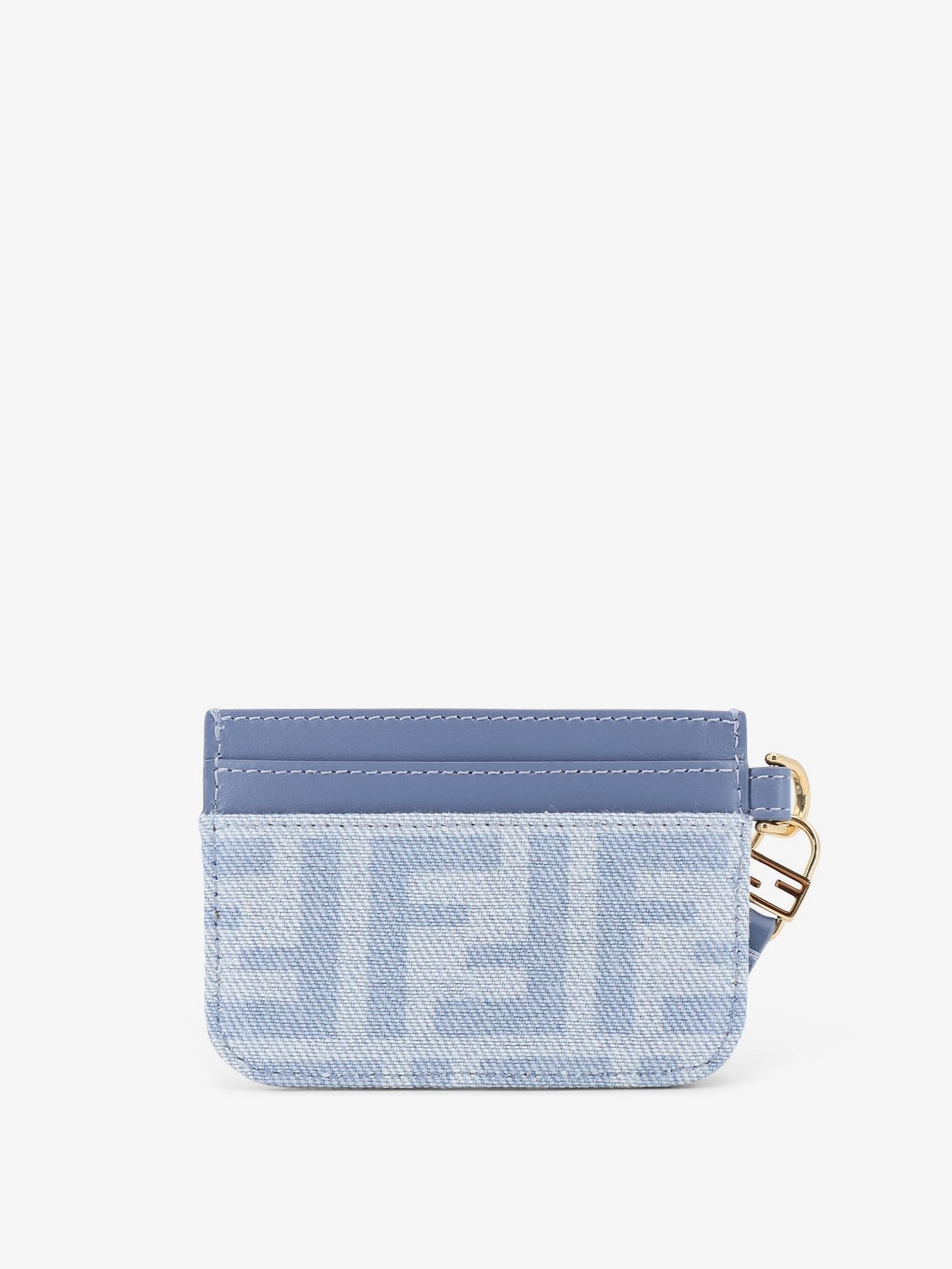 Fendi Women's Baguette Card Holder Blue