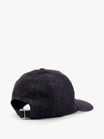 Fendi Men's Denim Baseball Hat Black