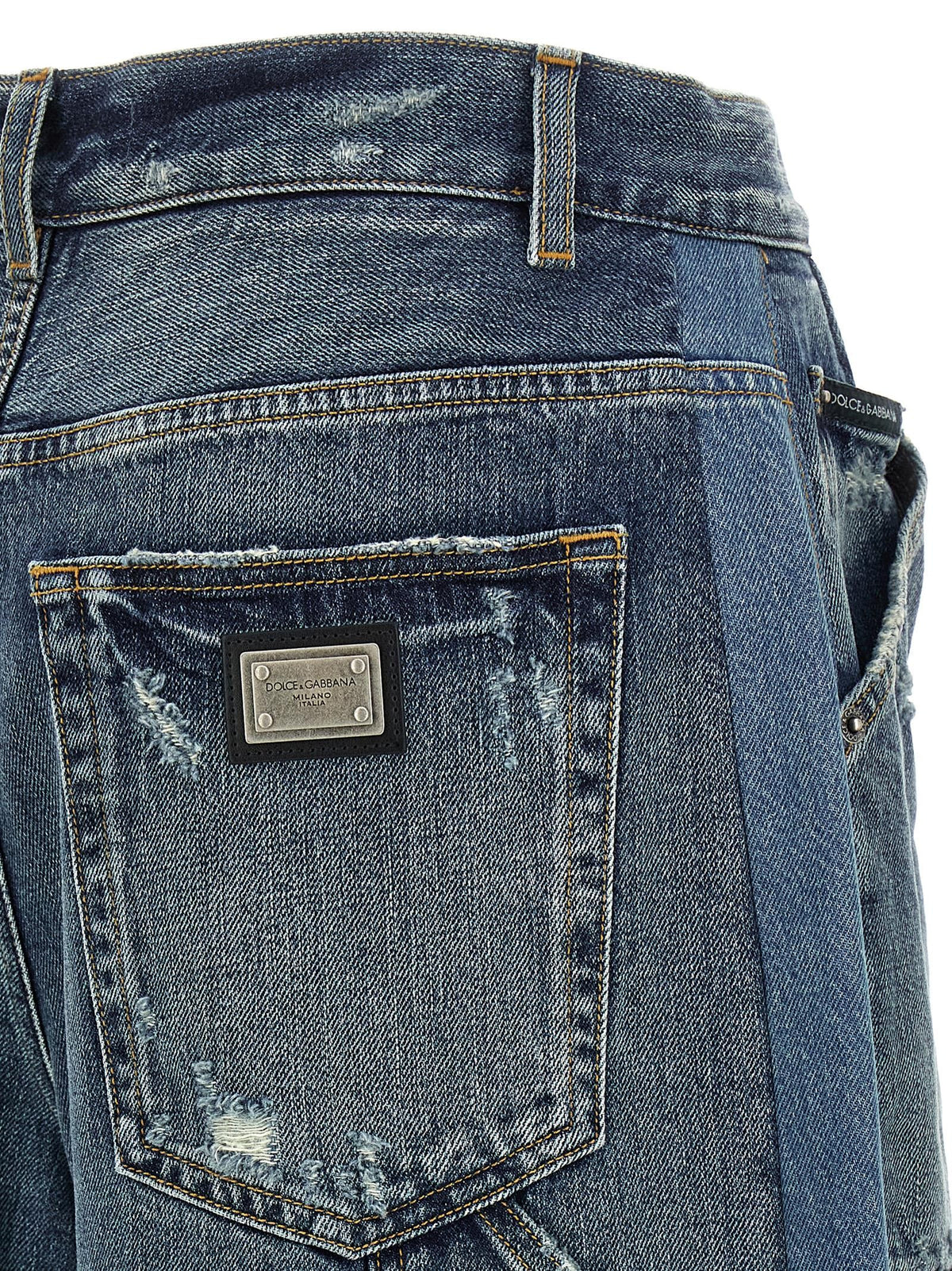 Dolce &amp; Gabbana Denim Bermuda Shorts Blue, view 4