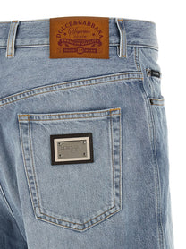 Dolce &amp; Gabbana Denim Bermuda Shorts Blue