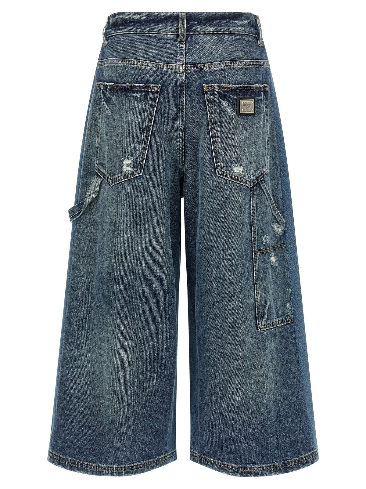 Dolce &amp; Gabbana Denim Bermuda Shorts Blue