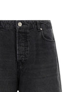 Ami Paris Denim Bermuda Shorts Black, view 3