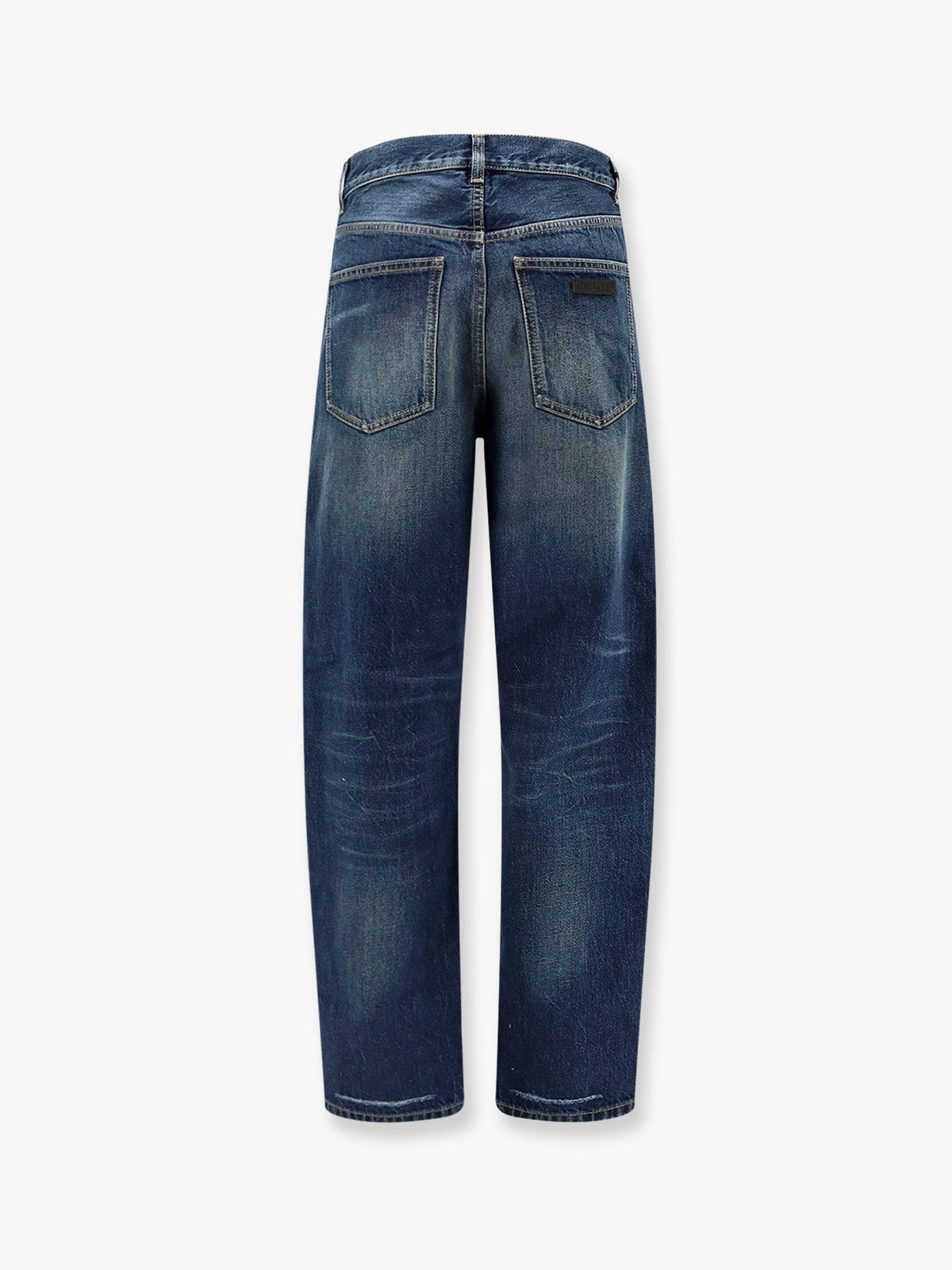 Miu Miu Women's Denim Blue Jeans Blue, view 2