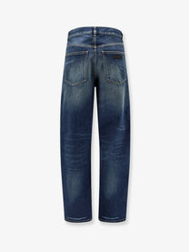 Miu Miu Women's Denim Blue Jeans Blue, view 2