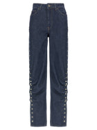 ROTATE Birger Christensen Denim Buttoned Jeans Blue