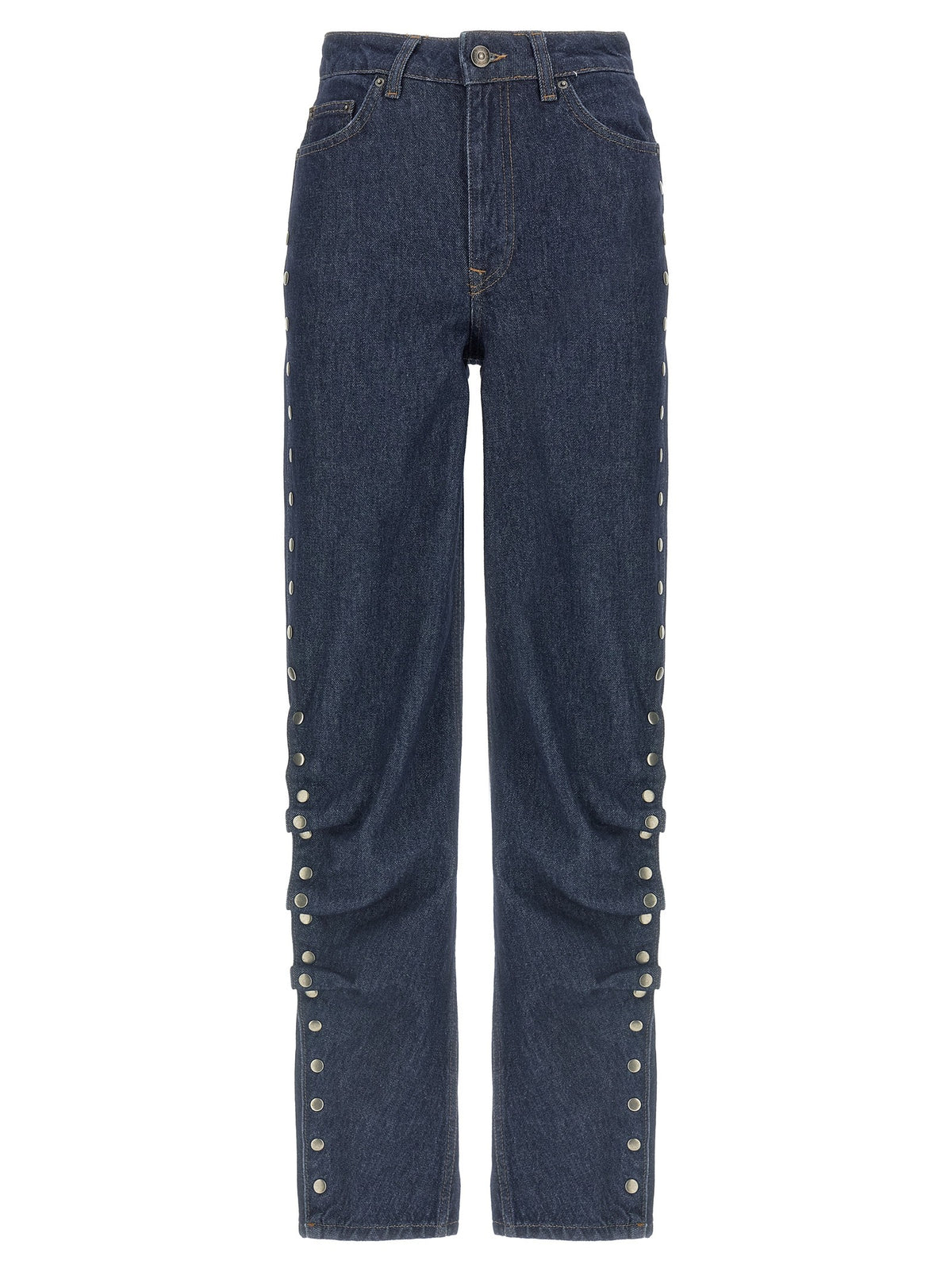 ROTATE Birger Christensen Denim Buttoned Jeans Blue
