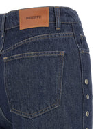 ROTATE Birger Christensen Denim Buttoned Jeans Blue, view 4
