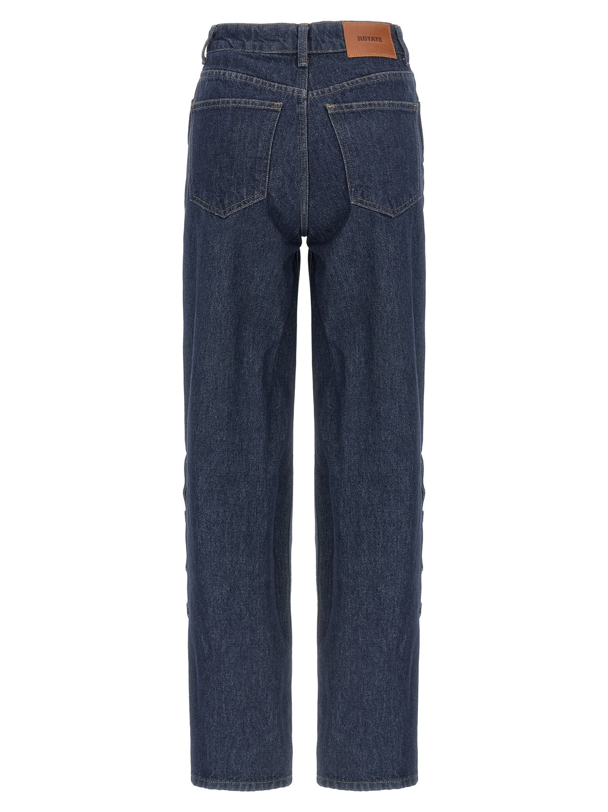 ROTATE Birger Christensen Denim Buttoned Jeans Blue, view 2