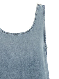 Ganni Denim Dress Blue