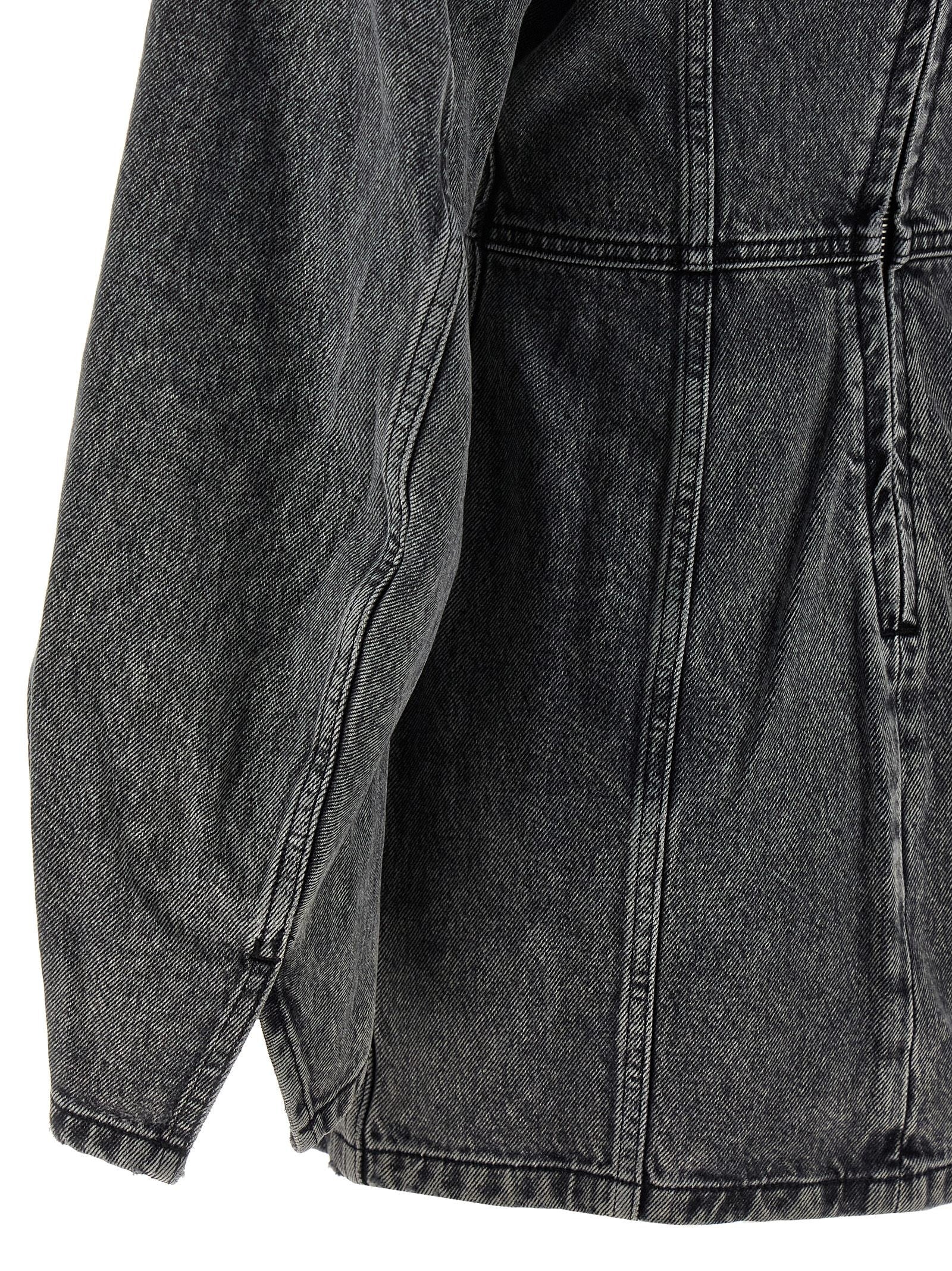 Haikure Denim Dress Grey