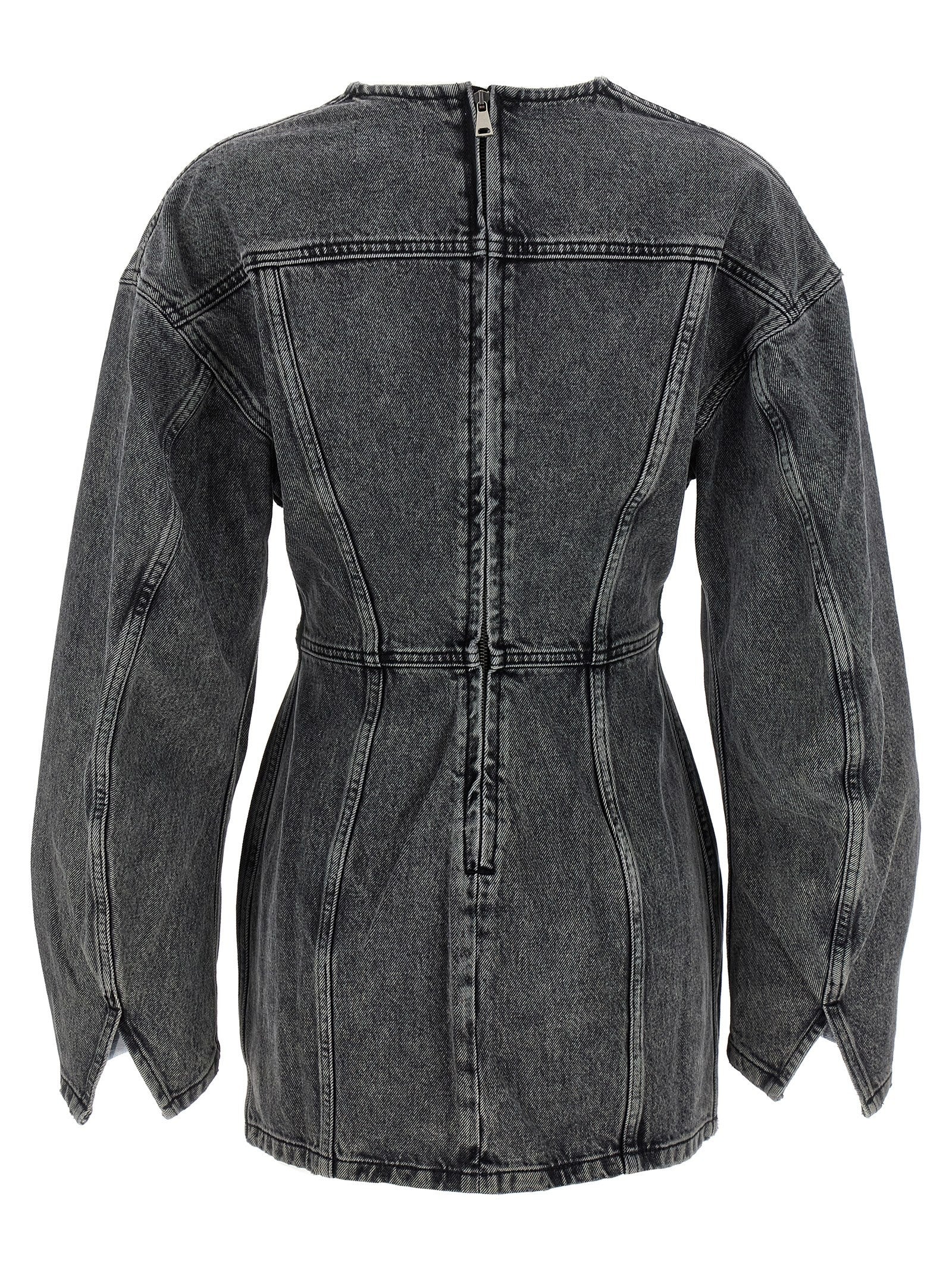 Haikure Denim Dress Grey