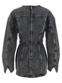 Haikure Denim Dress Grey