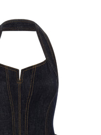 self-portrait Denim Dress Blue