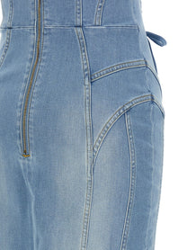 Elisabetta Franchi Denim Dress Blue