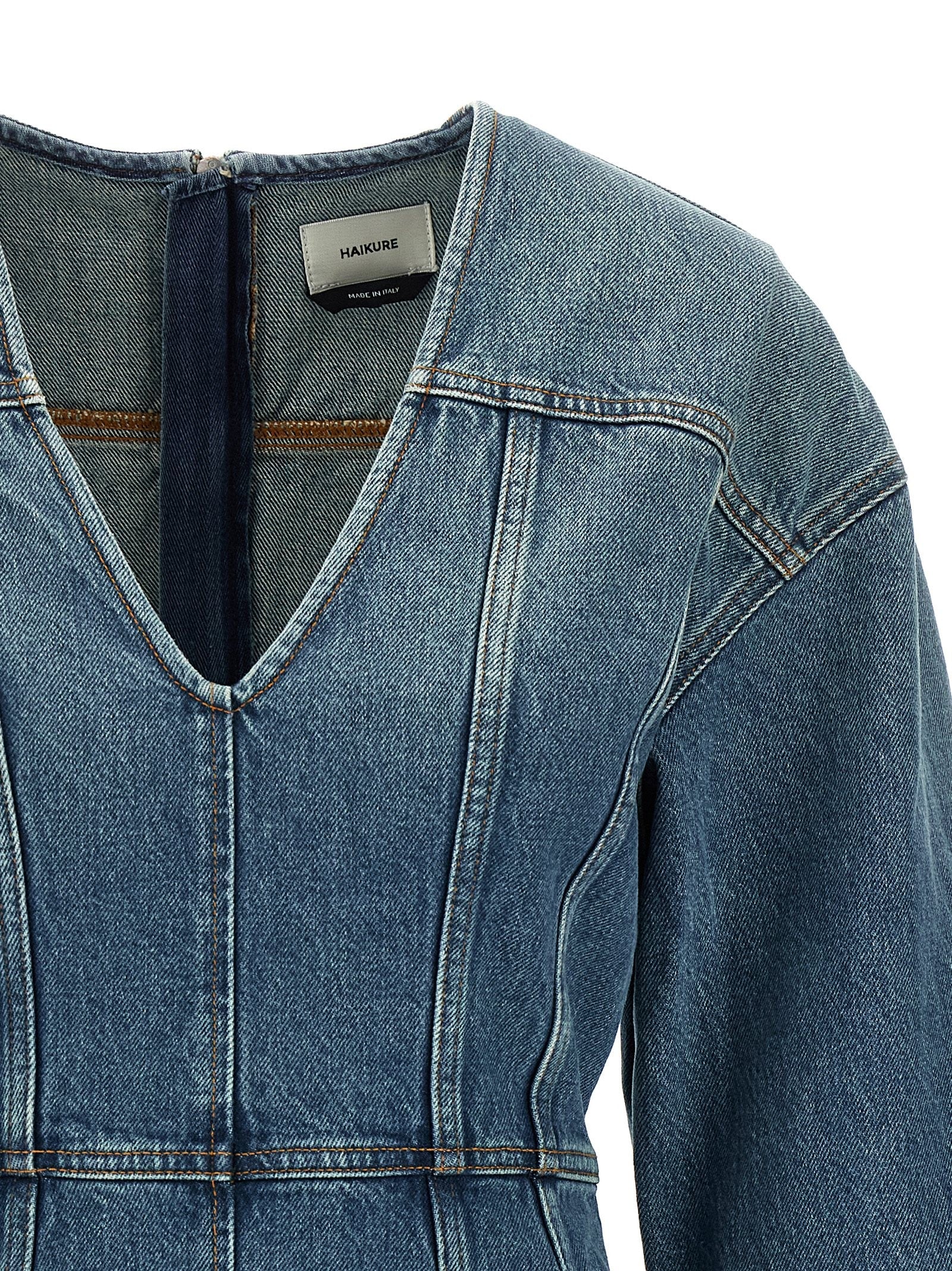 Haikure Denim Dress Blue