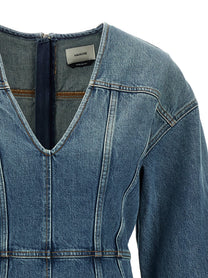 Haikure Denim Dress Blue